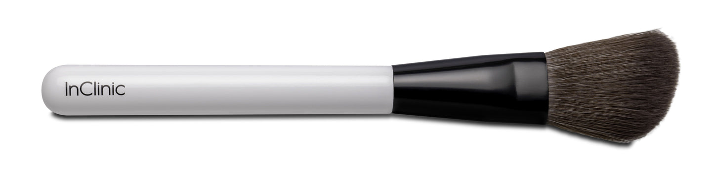 Angled blush brush